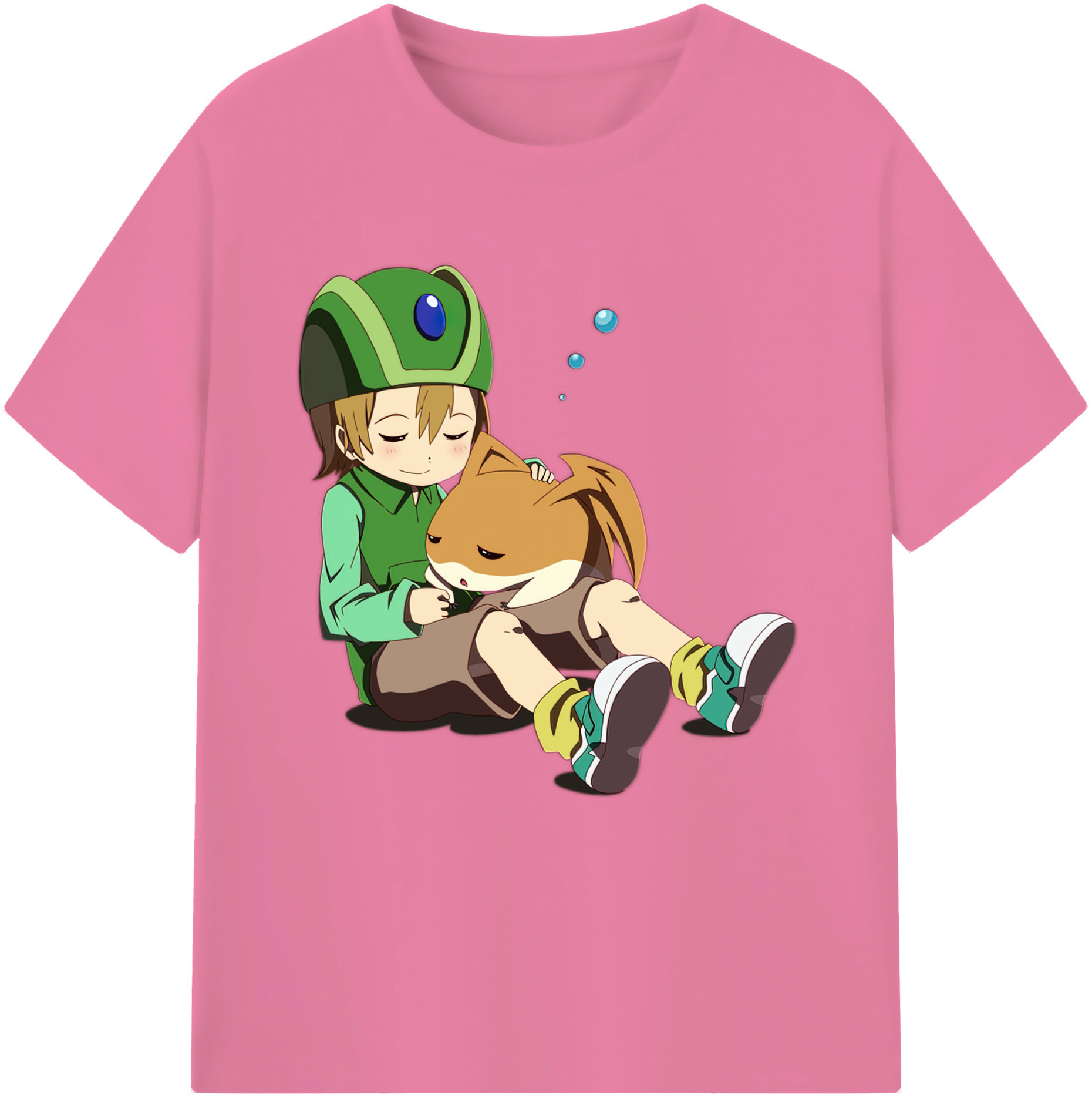 （画像用） Digimon デジタルモンスター/デジモン 綿100％半袖Tシャツ（フロントプリント）